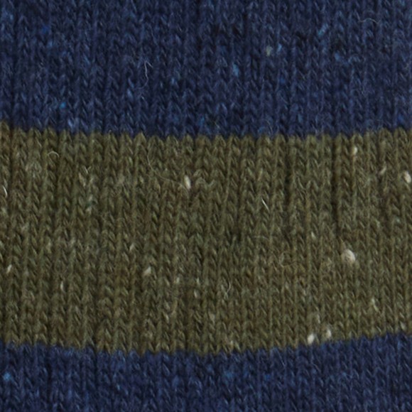 Barbour Lifestyle Mens Green Houghton Stripe Sock main image