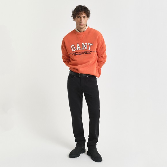 Gant Mens Black Soft Twill Jean main image
