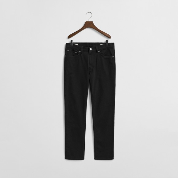 Gant Mens Black Soft Twill Jean