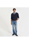 Gant Mens Blue Chambray Heavy Rugby Shirt
