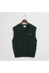 Gant Mens Green Classic Cotton Slipover