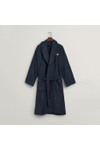 Gant Mens Blue Archive Shield Terry Robe