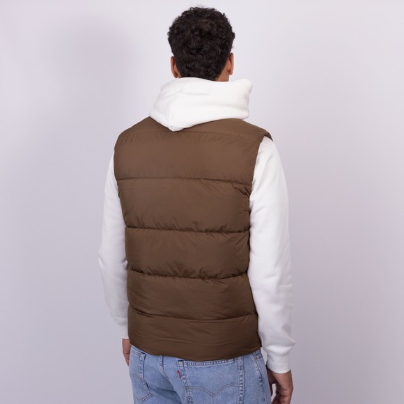 PS Paul Smith Mens Brown Fibre Down Gilet main image