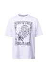 Pretty Green Mens White Parthian Print T-Shirt