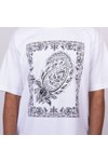 Pretty Green Mens White Parthian Print T-Shirt