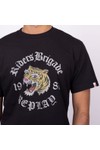 Replay Mens Black Riders Brigade Tiger T-Shirt