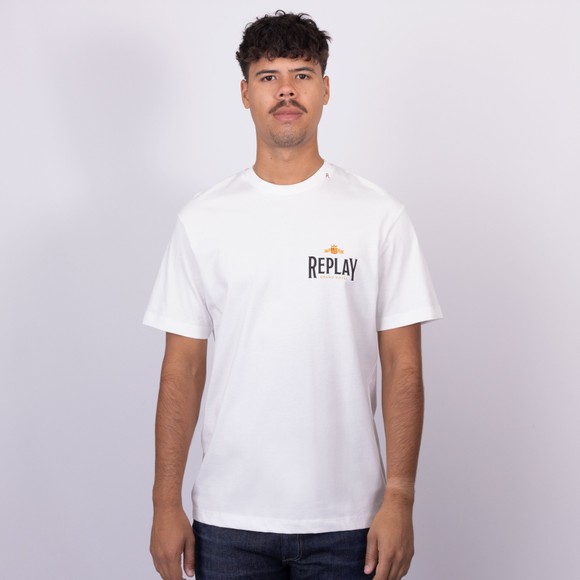 Replay Mens White Grand Hotel T-Shirt main image