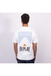 Replay Mens White Grand Hotel T-Shirt