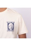 Replay Mens Off-White Denim Dog T-Shirt