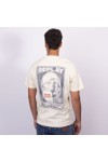 Replay Mens Off-White Denim Dog T-Shirt