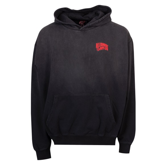 Billionaire Boys Club Mens Black Small Arch Logo Oversized Pullover Hoodie main image