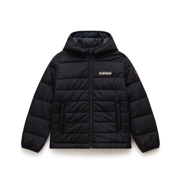 Napapijri Boys Black K A-Gesar Hooded Padded Jacket main image