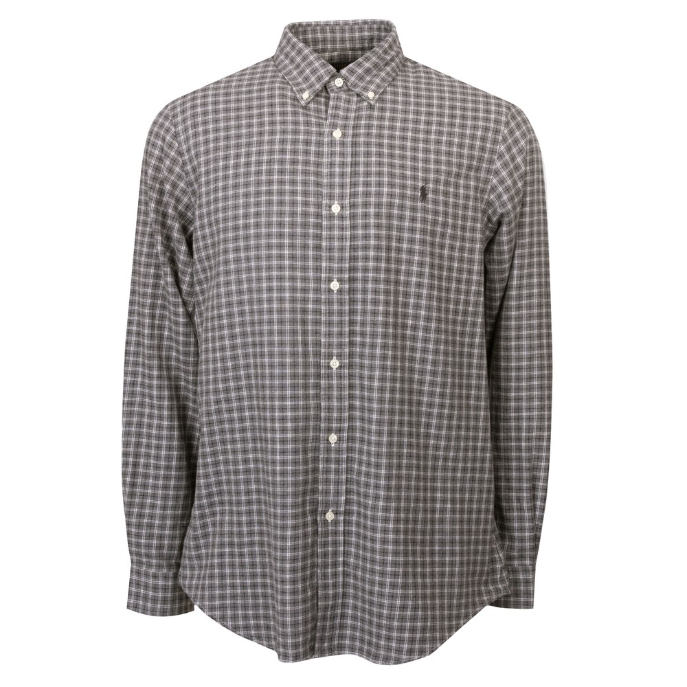 Custom Fit Plaid Twill Shirt
