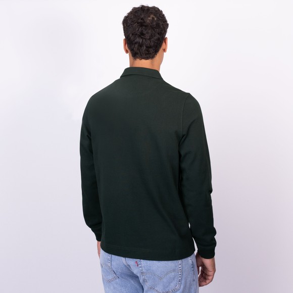 PS Paul Smith Mens Green EMB L/S Polo main image