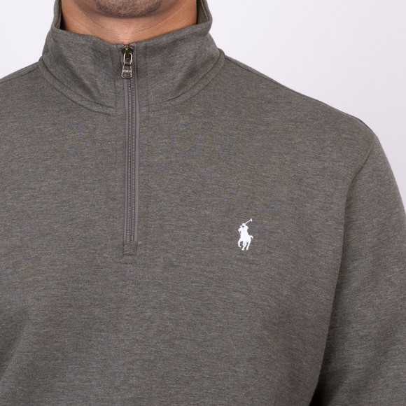 Polo Ralph Lauren Mens Grey Tech Fleece Quarter Zip main image