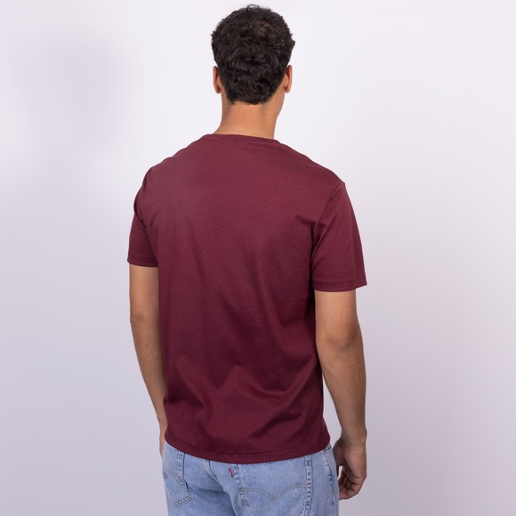 Polo Ralph Lauren Mens Red Custom Slim Fit Pima Cotton T Shirt main image