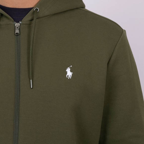 Polo Ralph Lauren Mens Green Double Knit Tech Full Zip Hoody main image
