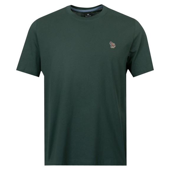 PS Paul Smith Mens Green Zebra T-Shirt main image