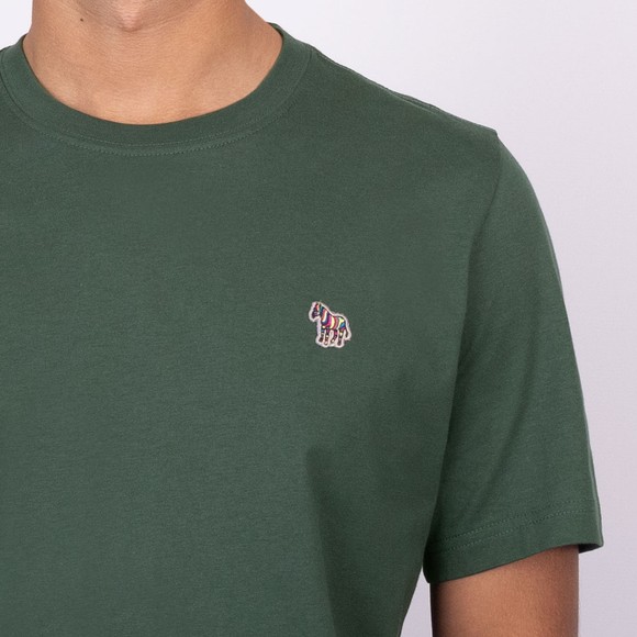 PS Paul Smith Mens Green Zebra T-Shirt main image