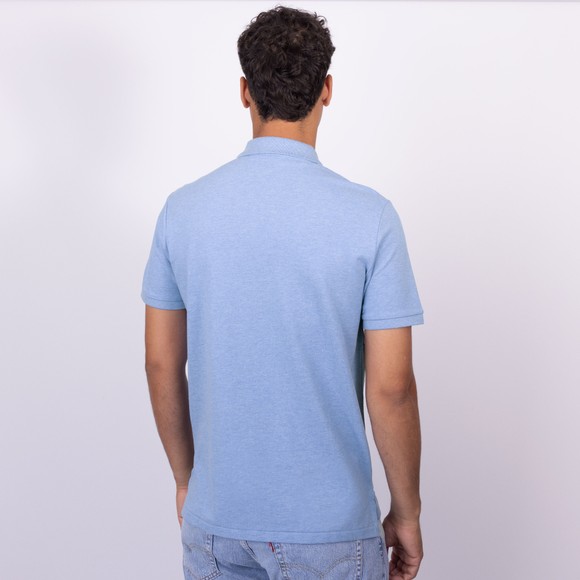 Polo Ralph Lauren Mens Blue Custom Slim Fit Short Sleeve Polo Shirt main image