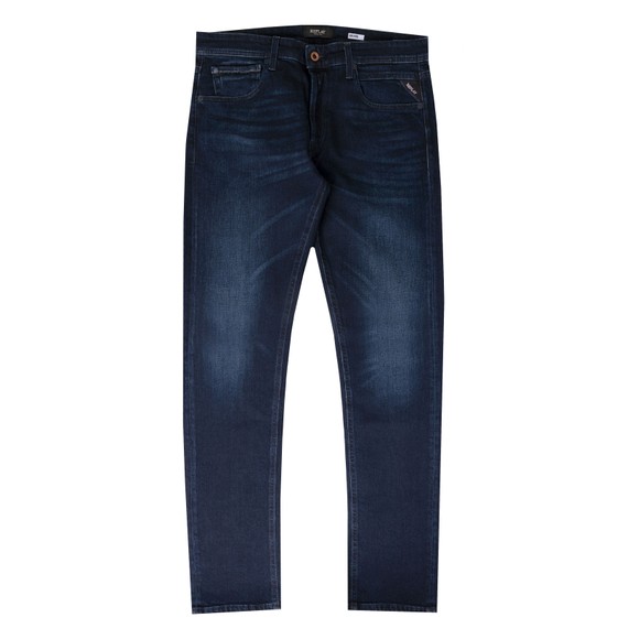 Replay Mens Blue Grover Straight Fit Jean