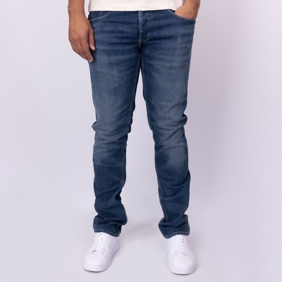 Replay Mens Blue Grover Straight Fit Jean