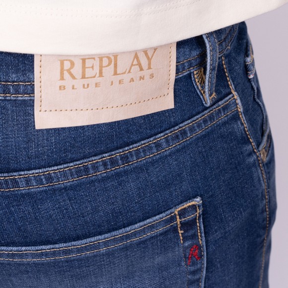 Replay Mens Blue Grover Straight Fit Jean main image
