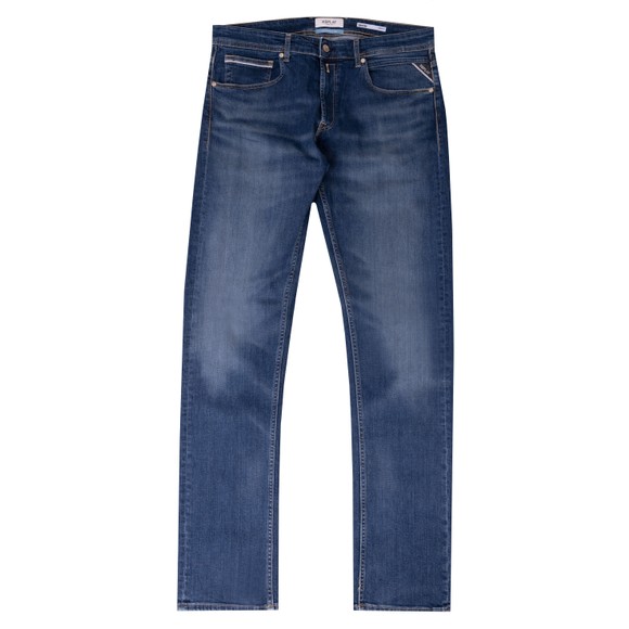 Replay Mens Blue Grover Straight Fit Jean