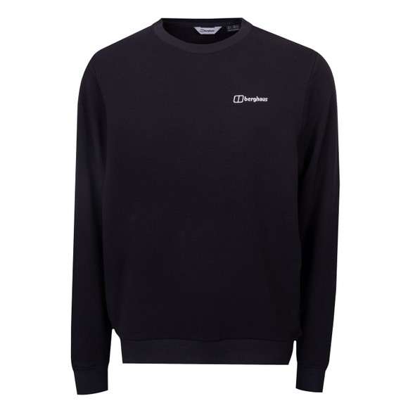 berghaus Mens Black Light Small Logo Crewneck Sweatshirt main image