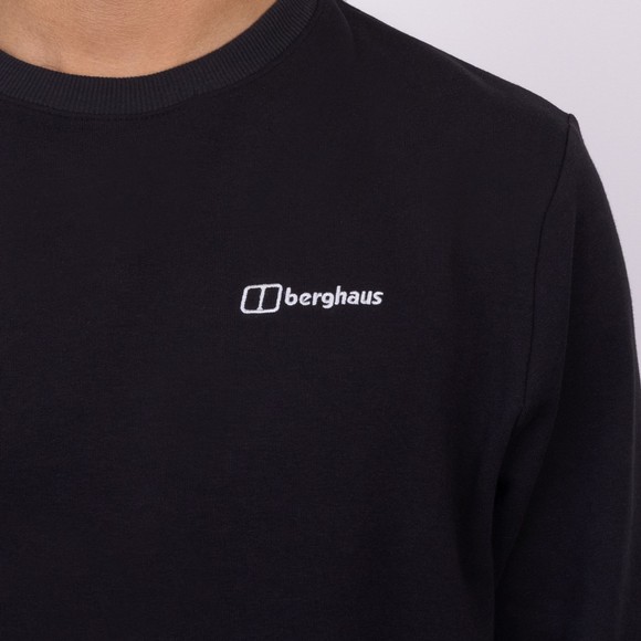 berghaus Mens Black Light Small Logo Crewneck Sweatshirt main image