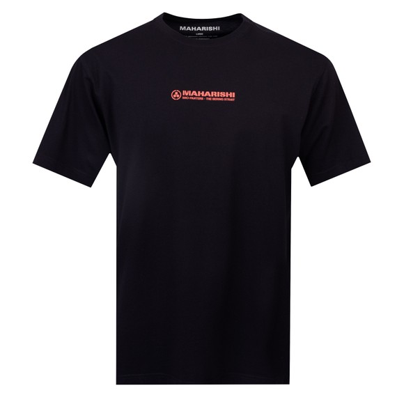 Maharishi Mens Black Sno Panters Snowboard T Shirt main image