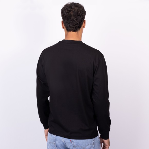 Lacoste Mens Black Long Sleeve Classic T-Shirt main image