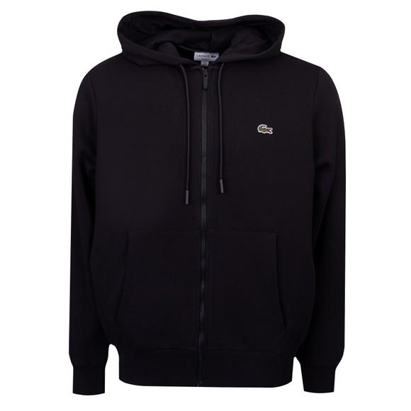 Lacoste Mens Black Full Zip Hooded Sweatshirt main image