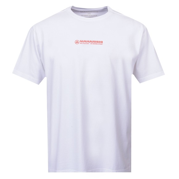 Maharishi Mens White Sno Panters Snowboard T Shirt main image