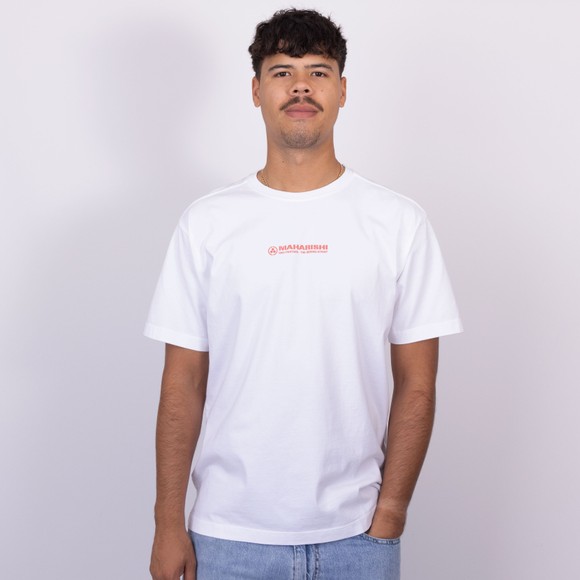 Maharishi Mens White Sno Panters Snowboard T Shirt main image