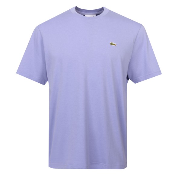 Lacoste Mens Purple Classic Cotton T-Shirt main image