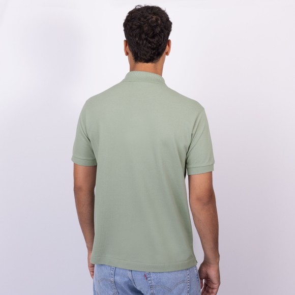 Lacoste Mens Green L1212 Plain Polo Shirt main image