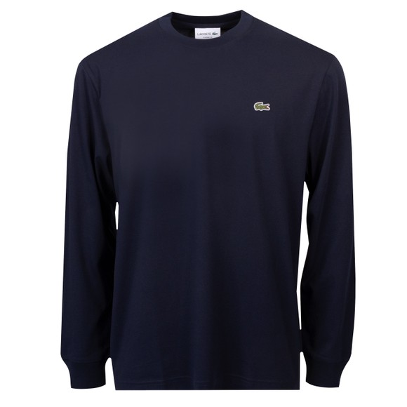 Lacoste Mens Blue Long Sleeve Classic T-Shirt main image