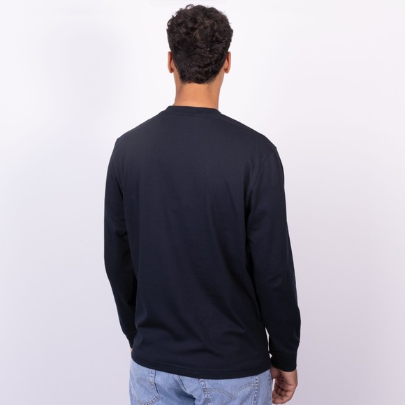 Lacoste Mens Blue Long Sleeve Classic T-Shirt main image
