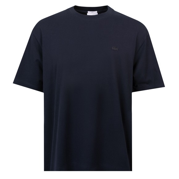 Lacoste Mens Blue Heavy Jersey T-Shirt main image