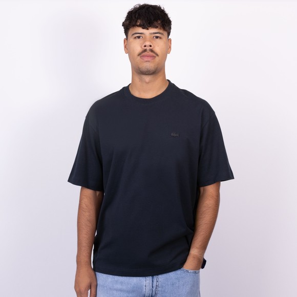 Lacoste Mens Blue Heavy Jersey T-Shirt main image