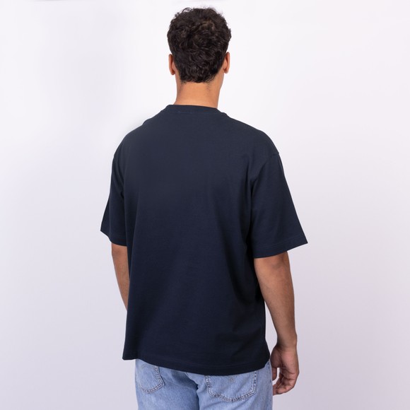 Lacoste Mens Blue Heavy Jersey T-Shirt main image