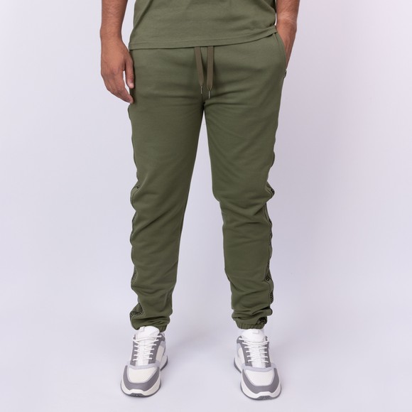 Moschino Mens Green Tape Leg Jogger main image
