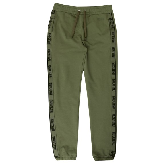 Moschino Mens Green Tape Leg Jogger main image