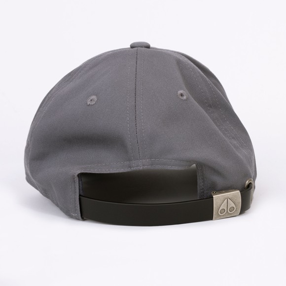 Moose Knuckles Mens Grey Metallic Logo Icon Cap main image