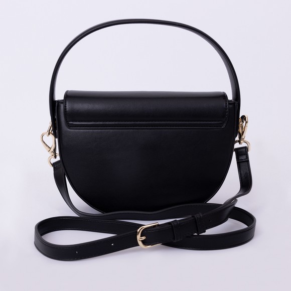 Valentino Bags Womens Black Wannabe RE Large Flap Handbag main image
