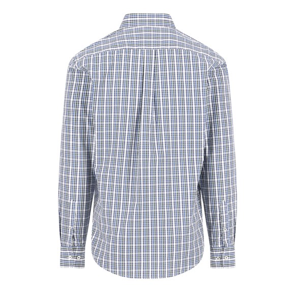 Fynch Hatton Mens Green Seasonal Combi Check Shirt