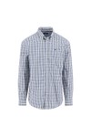 Fynch Hatton Mens Green Seasonal Combi Check Shirt