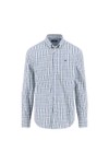 Fynch Hatton Mens Green Seasonal Combi Check Shirt