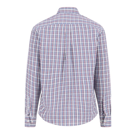 Fynch Hatton Mens Red Seasonal Combi Check Shirt